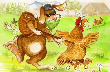 Wie kommt der Osterhase zum Osterei