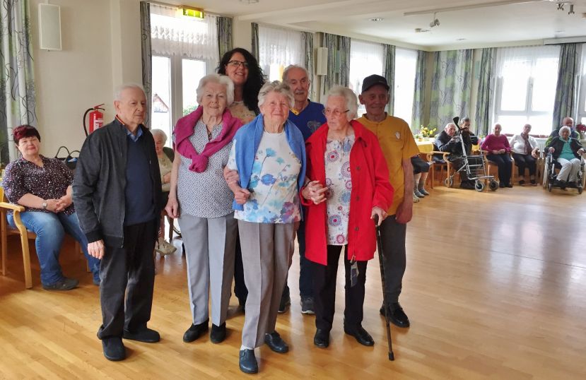 Modenschau im Pflegeheim Unterburg