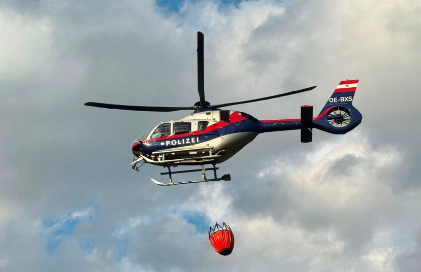 Blitzschlag entfacht Waldbrand auf der Planai