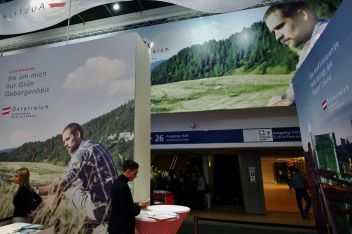 Messestand der ÖW bei der ITB