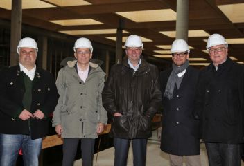 GR Herbert Waldeck, Stefan Rutter, LR Jörg Leichtfried, Mag. Martin Wäg und Bgm. Rudolf Hakel