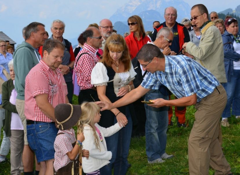 Gottesdienst auf der Hinteregger Alm