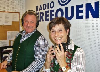 Hans Feuchter mit Gerti Pfatschbacher