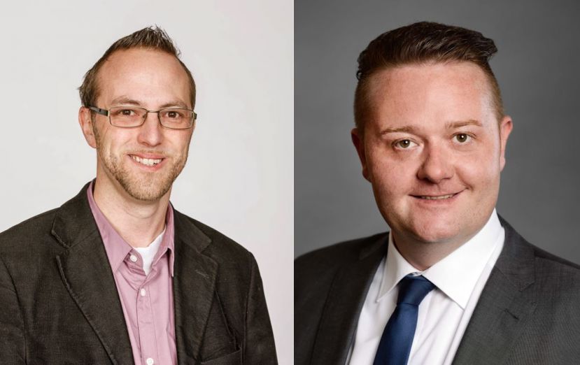 Vizebürgermeister Klaus Baumschlager und NAbg. Mario Lindner