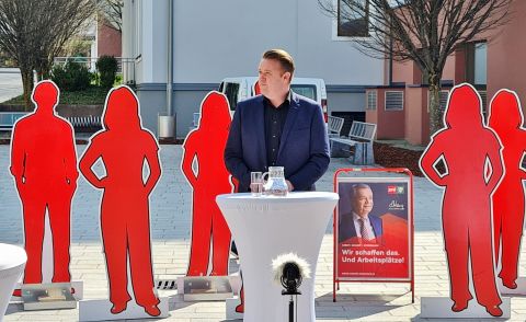 Nationalratsabgeordneter und SPÖ-Regionalvorsitzender Mario Lindner