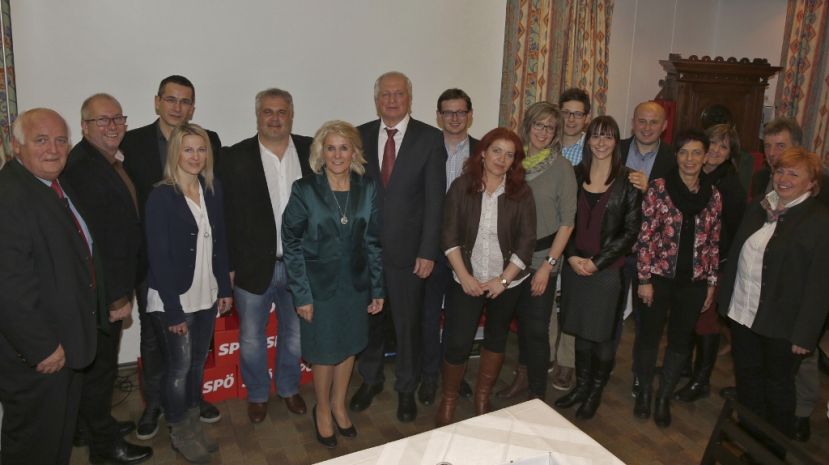 Das neue SPÖ Team steht