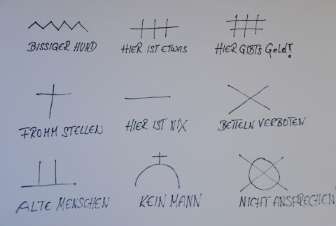 Die Zeichen der Verbrecher