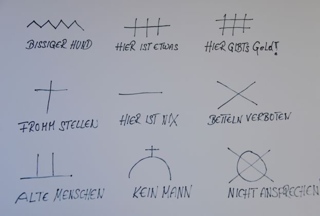 Die Zeichen der Verbrecher