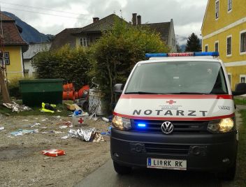Tödlicher Arbeitsunfall in Wörschach