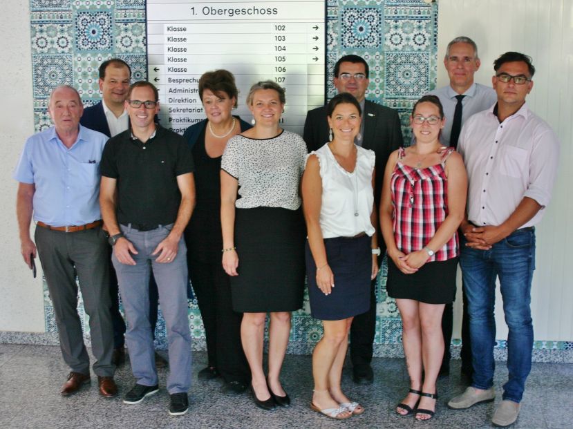 Helmut Blaser, Wolfgang Weber, Helge Röder, Margit Baumschlager, Eva Stiermayr, Anita Simoner, Arno Martetschläger, Kathrin-Maria Engl, Jürgen Jenecek und Bgm. Alfred Bernhard