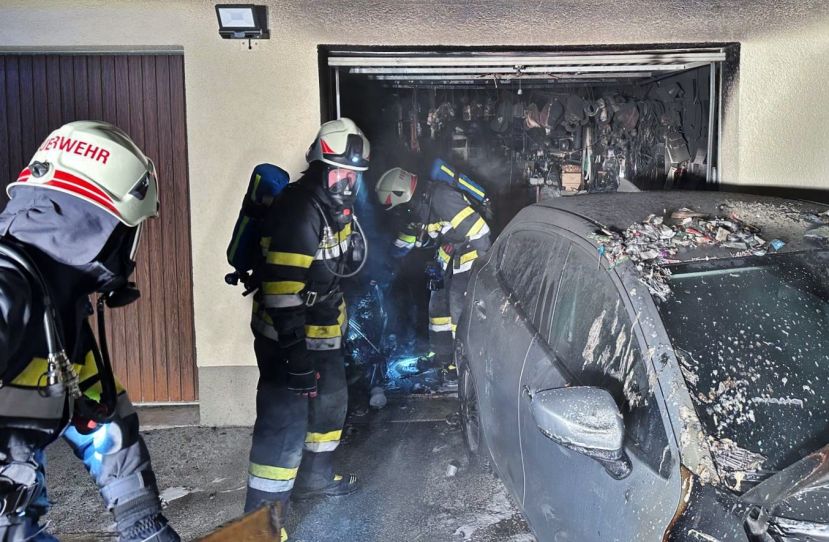 Garagenbrand in der Lindenallee