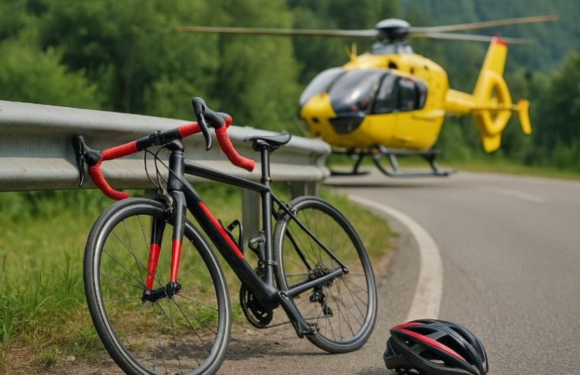 Schwerer Rennrad-Unfall in Hieflau
