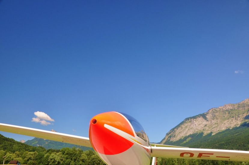 Absturz eines Segelflugzeuges