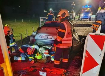 Verkehrsunfall auf der B-145