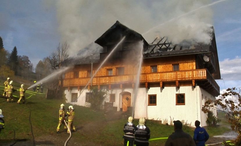 Brand in Rohrmoos Untertal