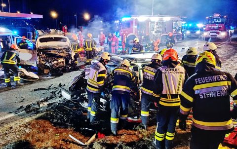 Frontalkollision mit tödlichem Ausgang
