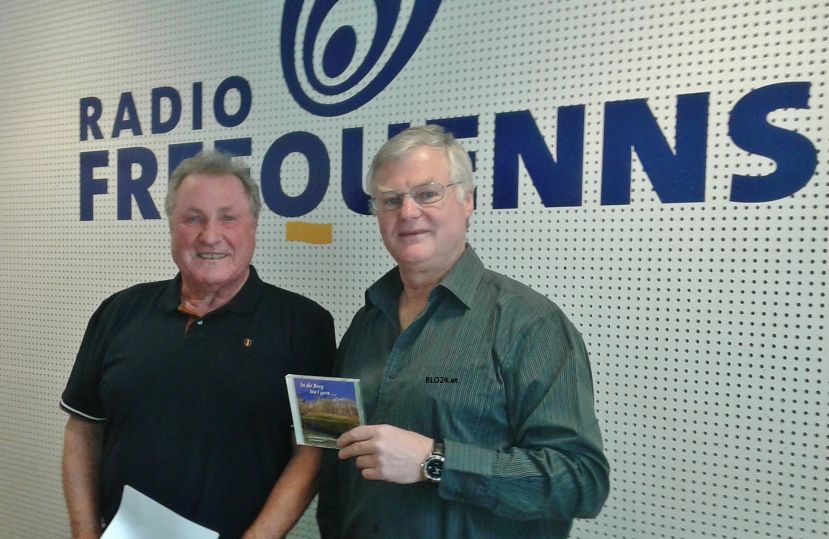 Hans Feuchter mit Prof. Hans Koller