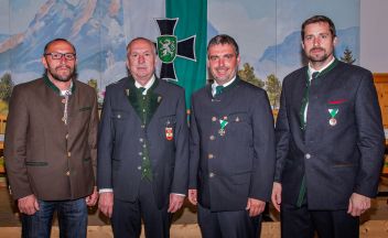 • Neuer ÖKB Vorstand Aigen im Ennstal – Peter Huber, Karl Zechmann, Christian Hollinger, Gernot Waschl