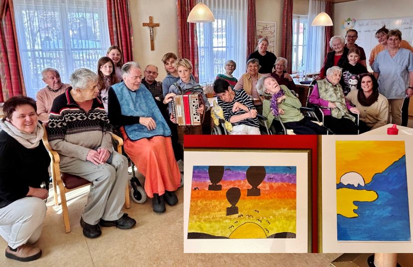Volkschule besucht Haus der Senioren