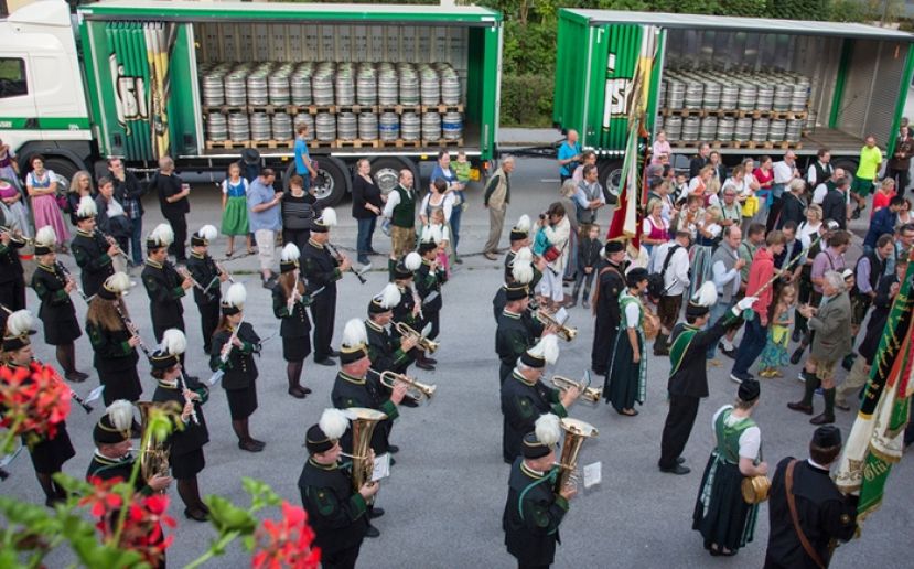 Das Bierfest vor dem großen Zeltfest