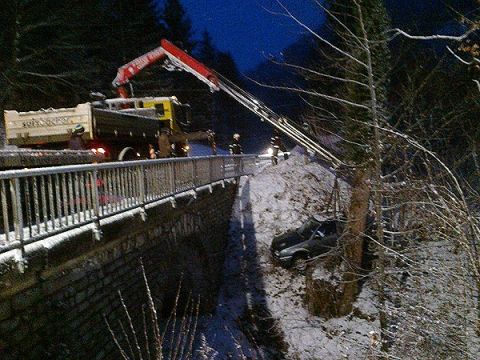 Verkehrsunfall auf der L714