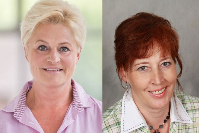 Die Pflegedirektorinnen Birgit Haunschmid und Silvia Zolda