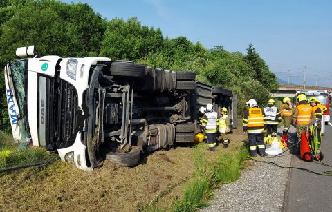 Lkw Unfall auf der A9