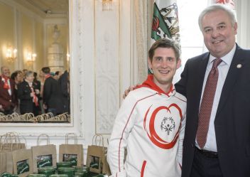 Andreas Kollmann und LH Hermann Schützenhöfer