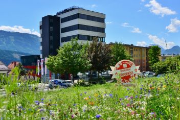 Blumenwiese von Wohnbaugruppe Ennstal