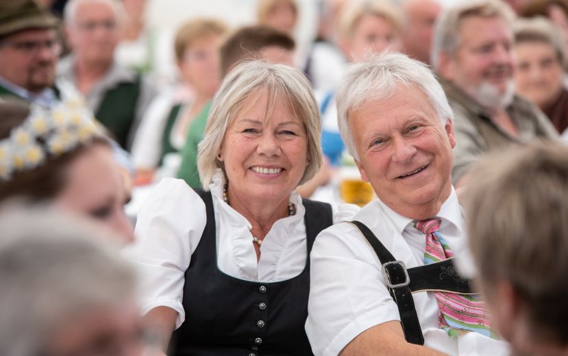 Eva und Helmut Pilz (GF) sichtlich erfreut über den großen Besucher-Zuspruch zum Tag der offenen Tür