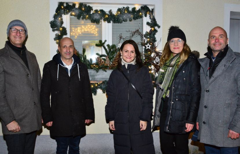 Egon Gojer, Helmut Laschan, Corinna Scharzenberger, Sanja Dzidic und Raimund Sulzbacher