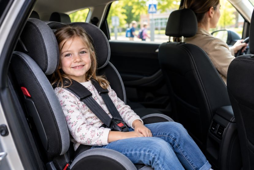 Polizei kontrollierte Gurt und Kindersitze