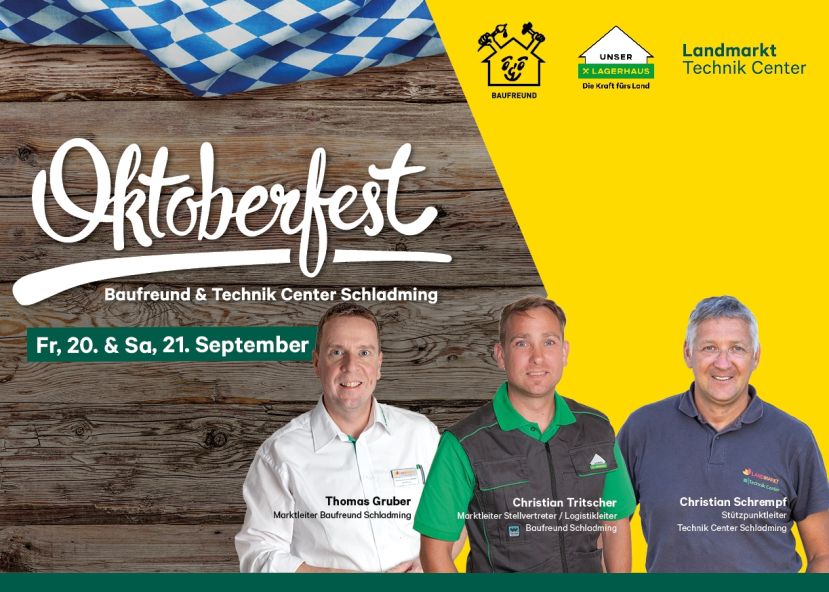 Oktoberfest bei Baufreund Schladming