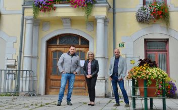 Ronald Wohlmutter, Roswitha Glashüttner und Werner Rinner