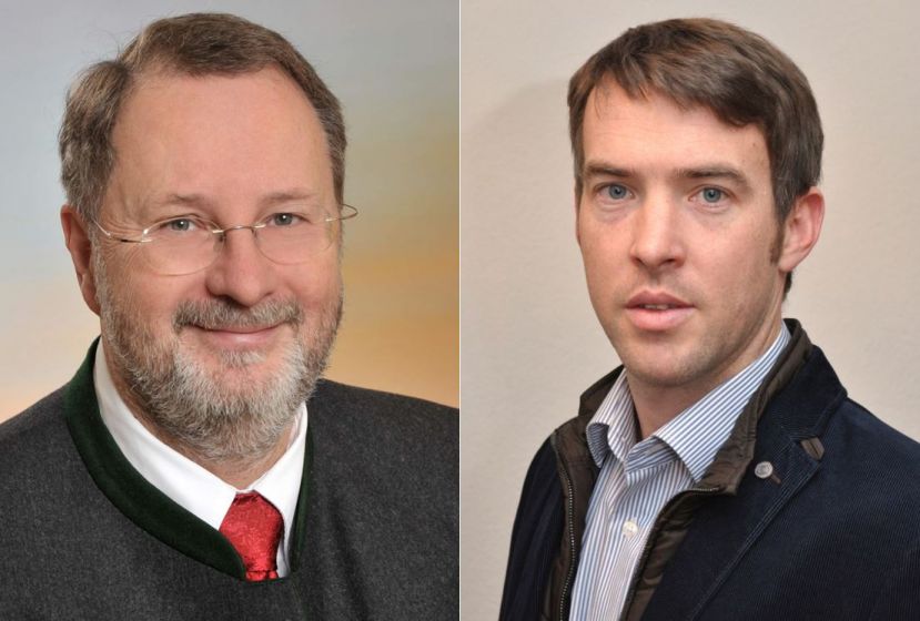 Dr. Herwig Pieslinger und Christian Gebeshuber
