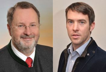 Dr. Herwig Pieslinger und Christian Gebeshuber
