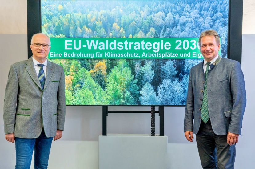 Landesrat Hans Seitinger und Landwirtschaftskammerpräsident Franz Titschenbacher