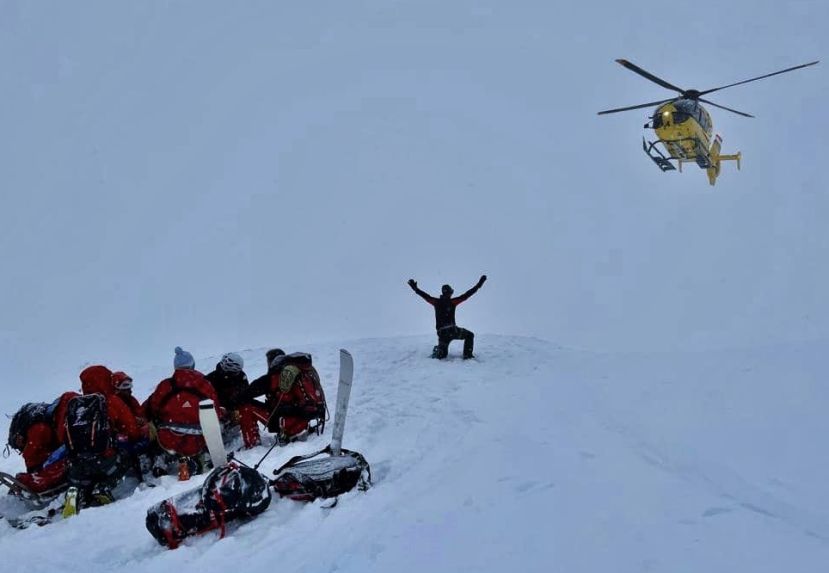 Alpinist auf der Elmscharte schwer verletzt