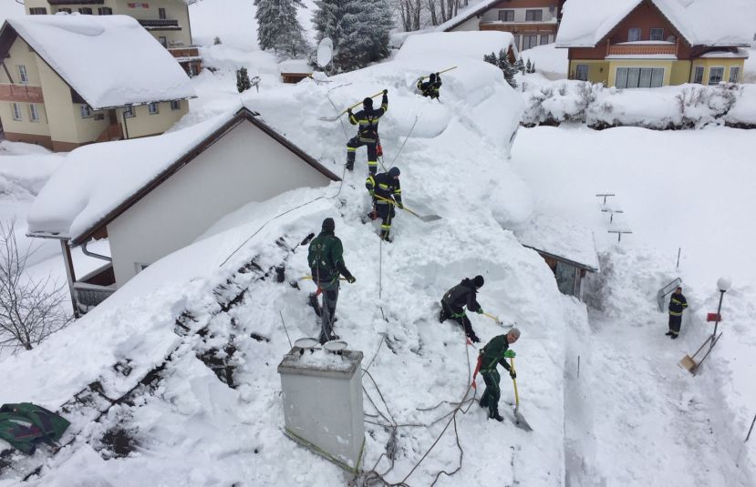 Feuerwehr Rottenmann im Schneeeinsatz