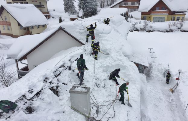 Feuerwehr Rottenmann im Schneeeinsatz