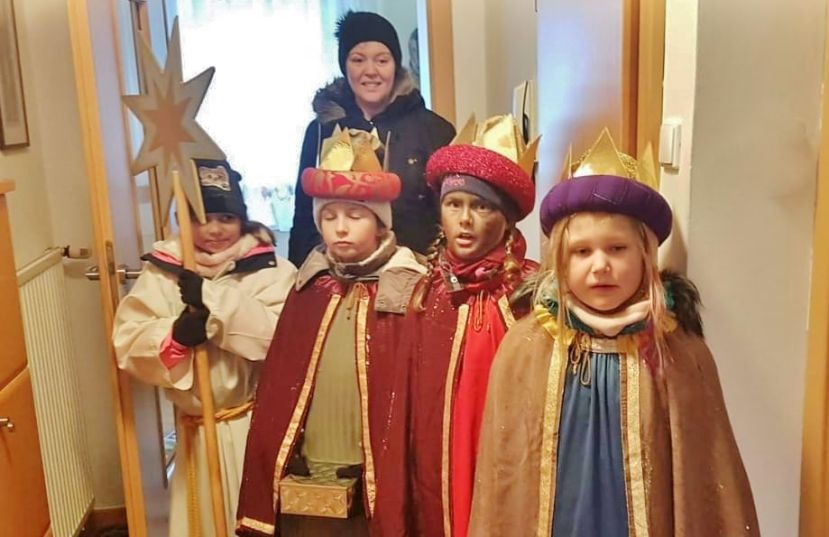 Sternsinger erfreuten die Bewohner