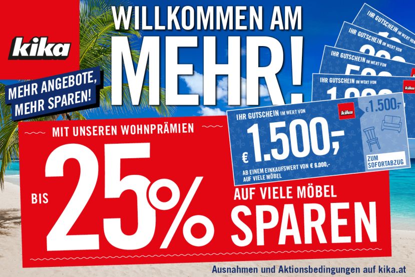 Mehr Angebote, mehr Sparen bei kika