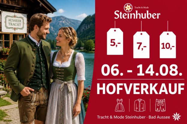 Beliebter Hofverkauf bei Tracht &amp; Mode Steinhuber