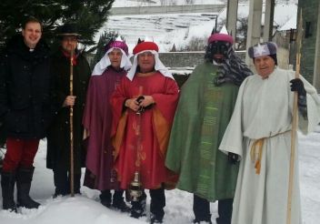 Die erwachsene Sternsingergruppe