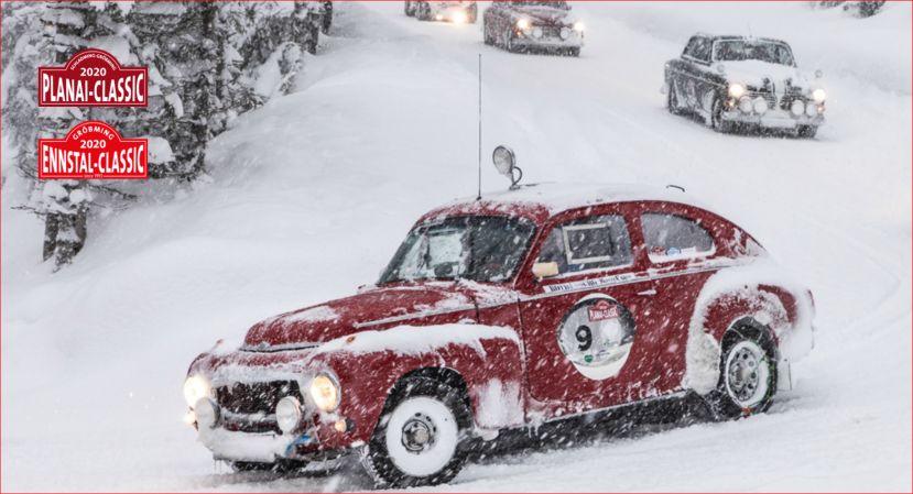 Autofahren pur im Winter: Die Planai Classic