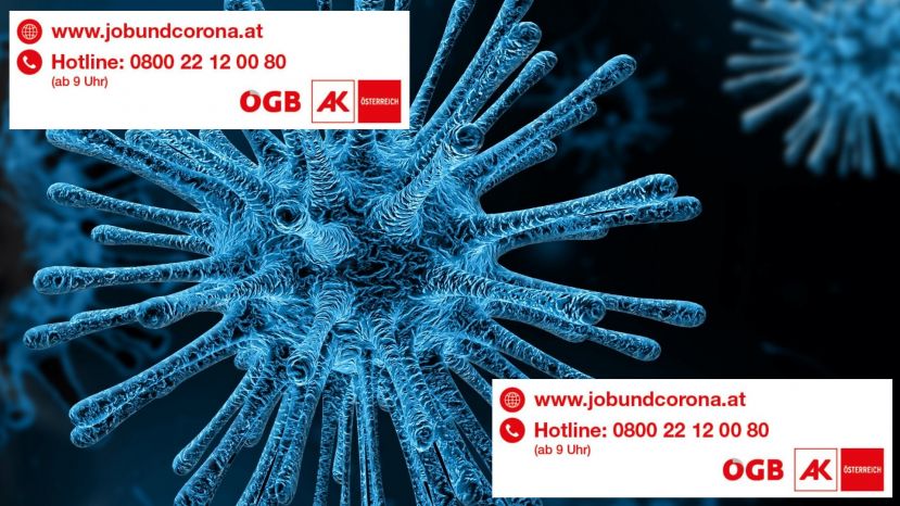 AK und ÖGB mit Hotline zu Corona-Arbeitsrecht-Fragen