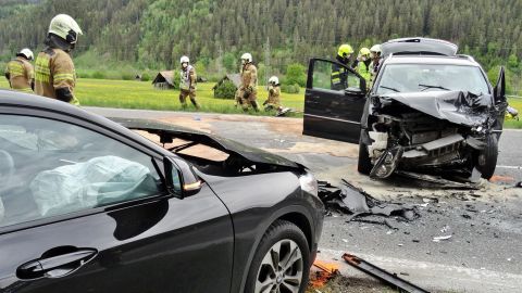 Verkehrsunfall auf der B320 bei Haus