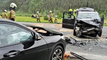 Verkehrsunfall auf der B320 bei Haus