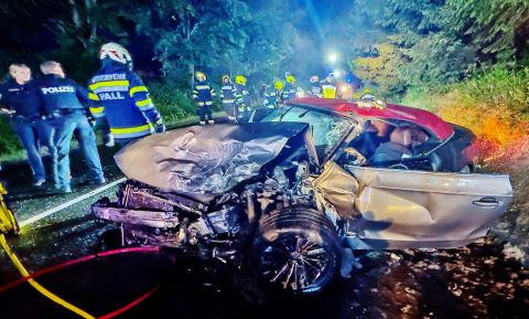 Schwerer Verkehrsunfall auf der B117