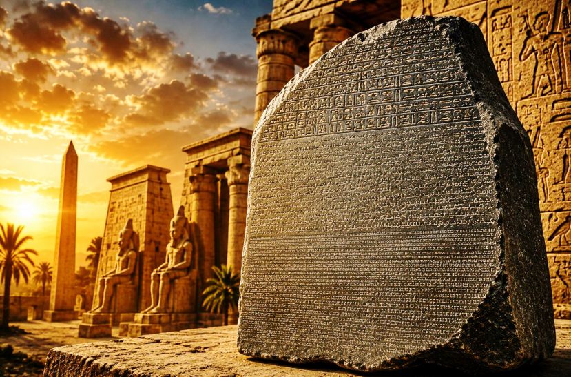 Der Stein der Ägypten wieder sprechen ließ